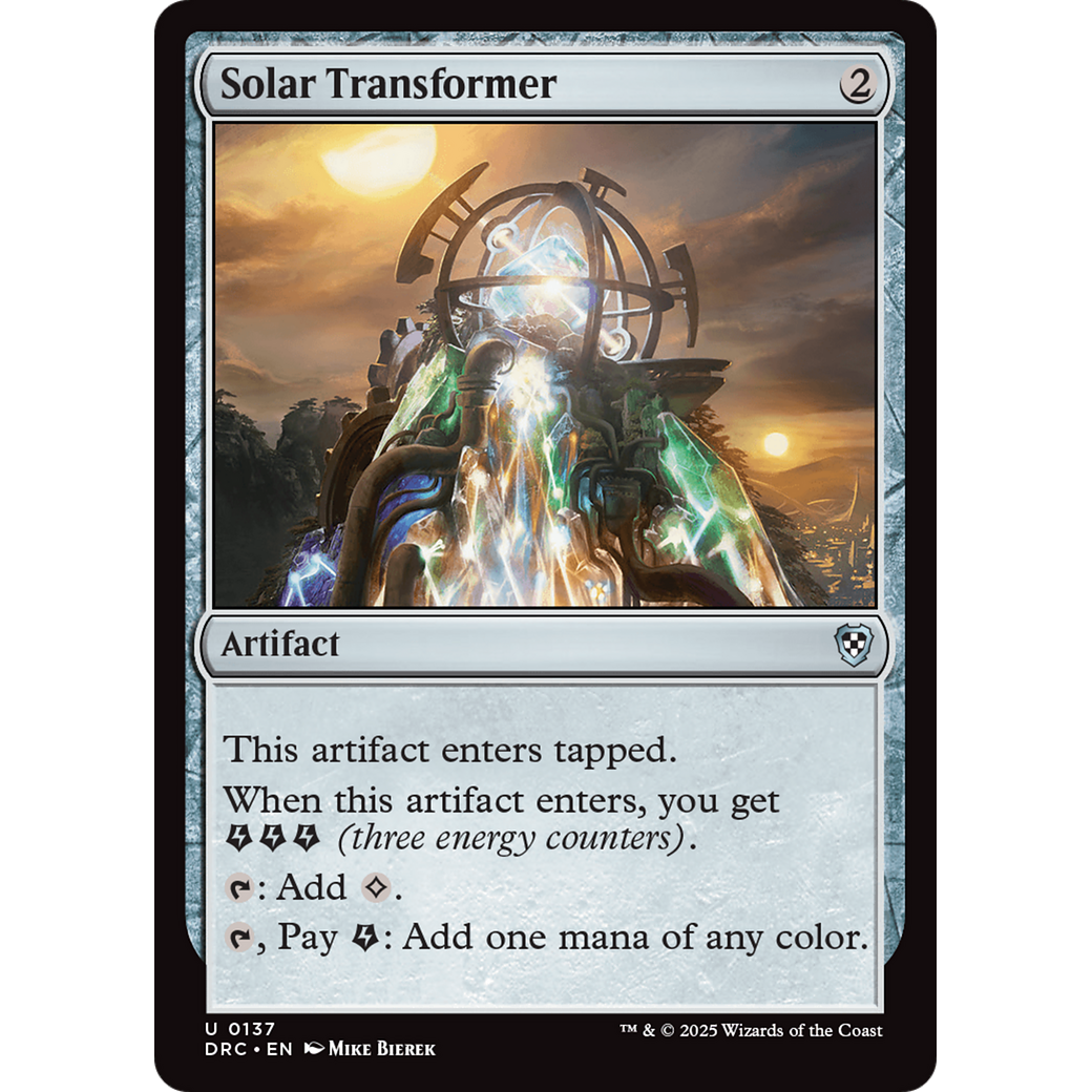 Solar Transformer (DRC-137) - Commander: Aetherdrift Foil