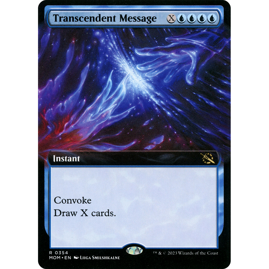 Transcendent Message (MOM-354) - March of the Machine: (Extended Art) Foil