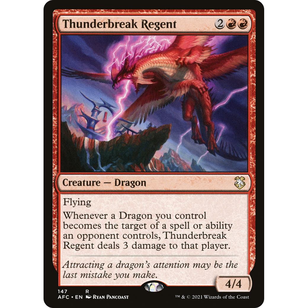 Thunderbreak Regent (AFC-147) - Forgotten Realms Commander