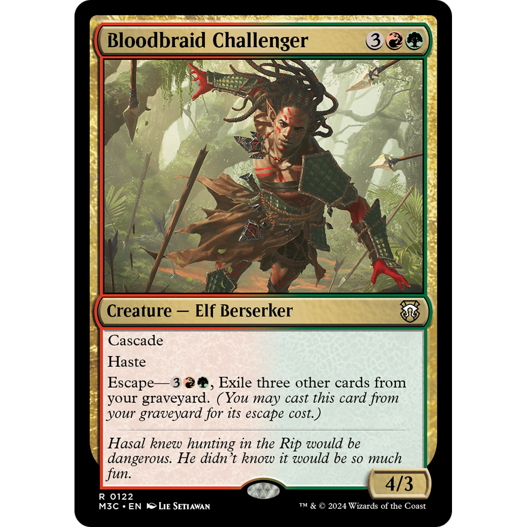 Bloodbraid Challenger (M3C-122) - Modern Horizons 3 Commander