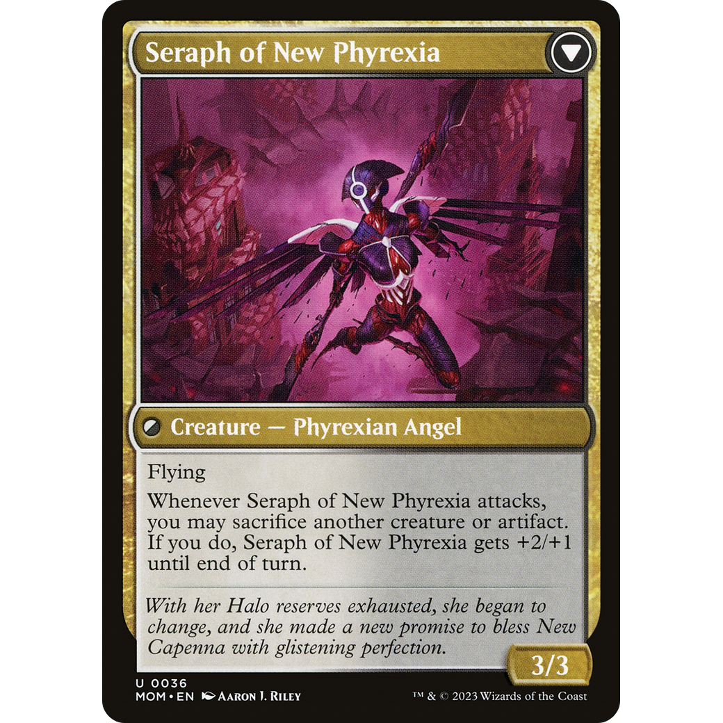 Seraph of New Capenna // Seraph of New Phyrexia (MOM-036) - March of the Machine