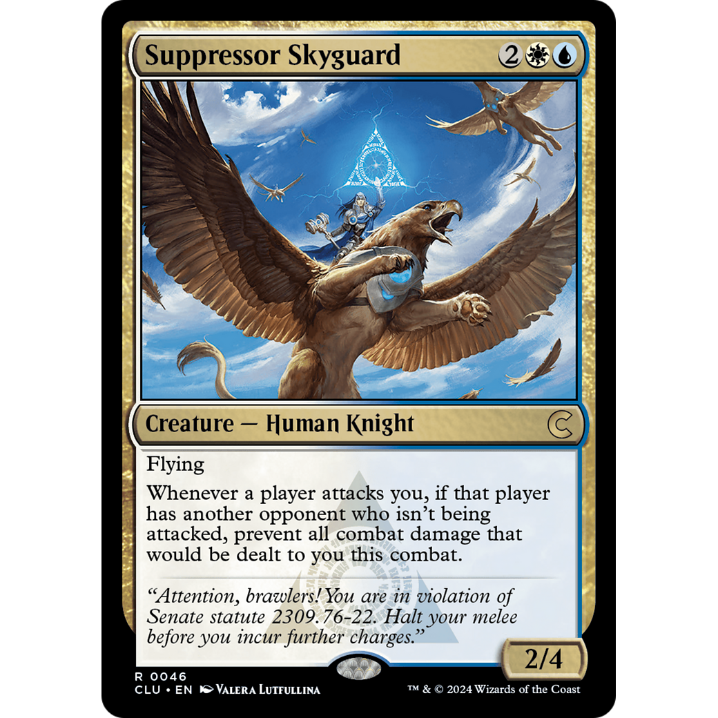 Suppressor Skyguard (CLU-046) - Ravnica: Clue Edition