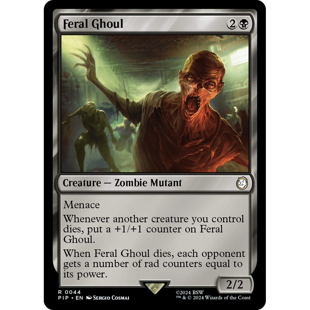 Feral Ghoul (PIP-044) - Fallout Foil