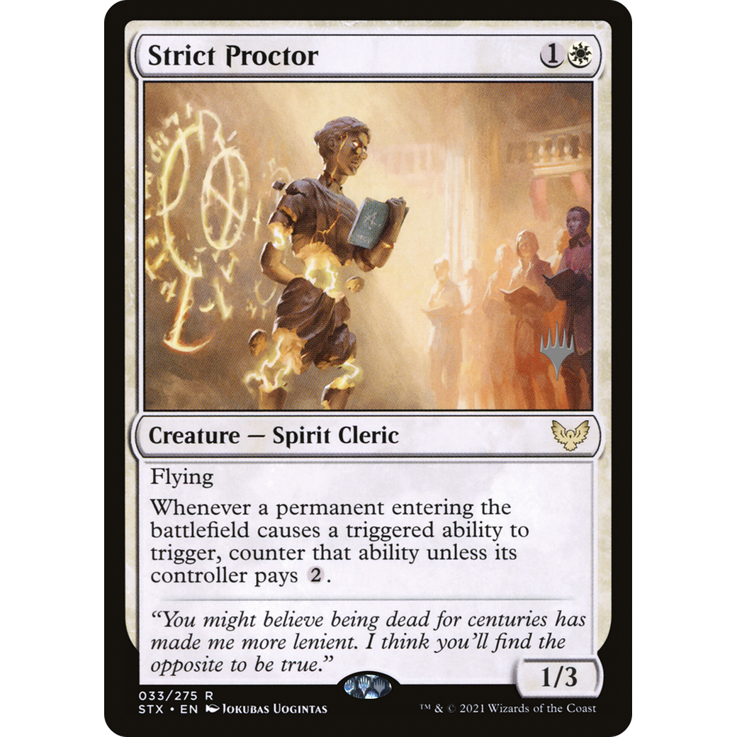 Strict Proctor (PPSTX-033) - Strixhaven: School of Mages Promos Foil