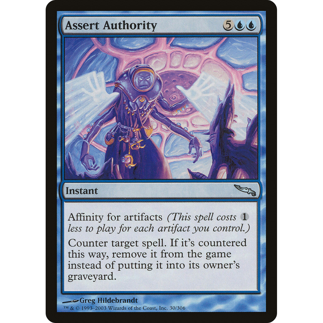 Assert Authority (MRD-030) - Mirrodin Foil