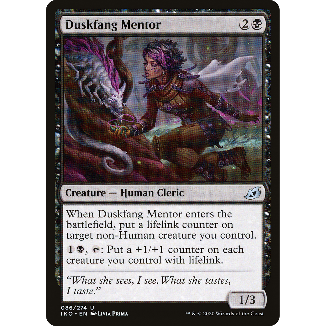 Duskfang Mentor (IKO-086) - Ikoria: Lair of Behemoths Foil