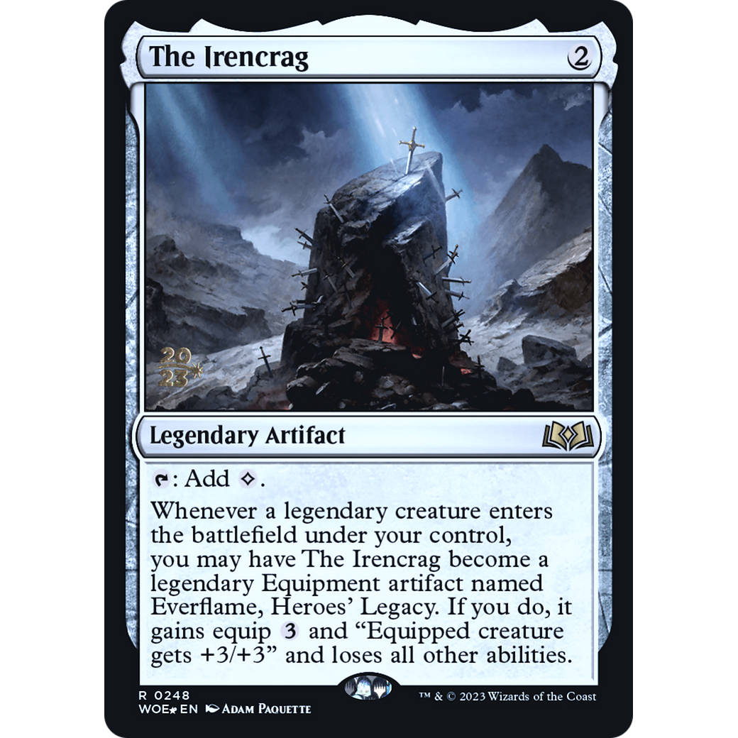 The Irencrag (PRE-248S) - Wilds of Eldraine Promos Foil