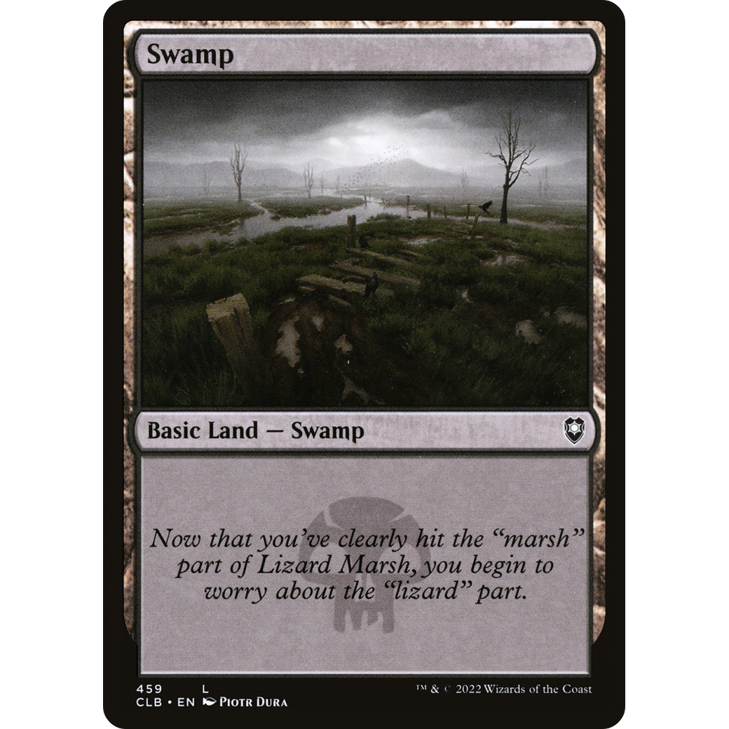 Swamp (CLB-459) - Commander Legends: Battle for Baldur's Gate Foil