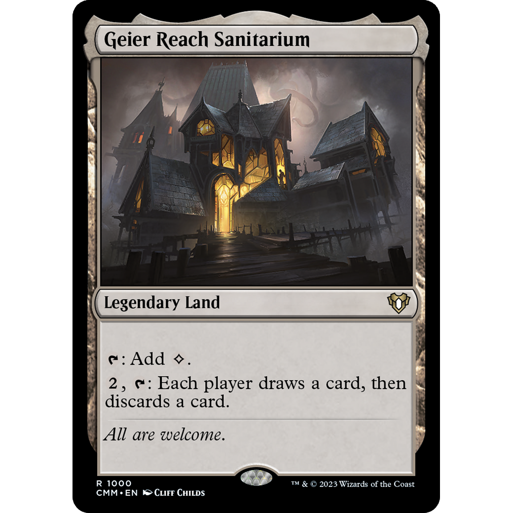 Geier Reach Sanitarium (CMM-1000) - Commander Masters