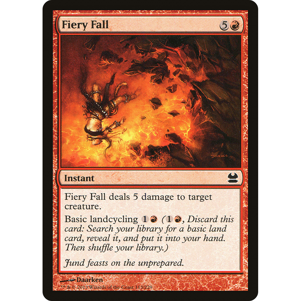 Fiery Fall (MMA-113) - Modern Masters Foil