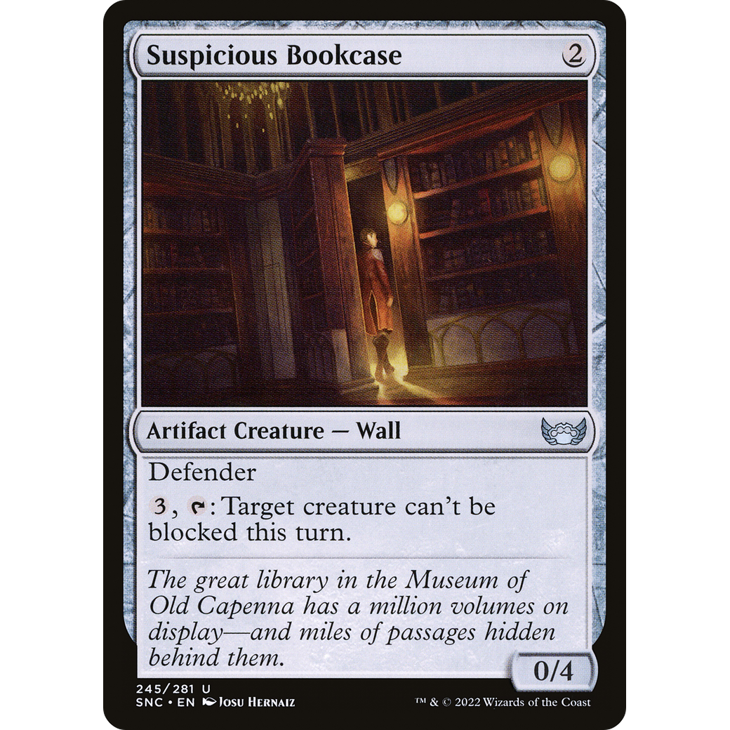 Suspicious Bookcase (SNC-245) - Streets of New Capenna Foil