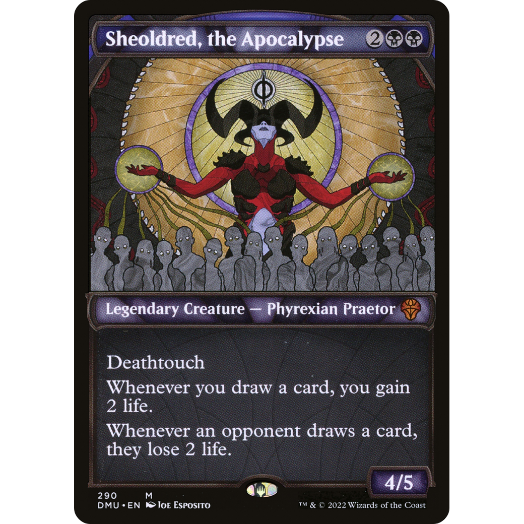 Sheoldred, the Apocalypse (Showcase) (DMU-290) - Dominaria United: (Showcase) Foil