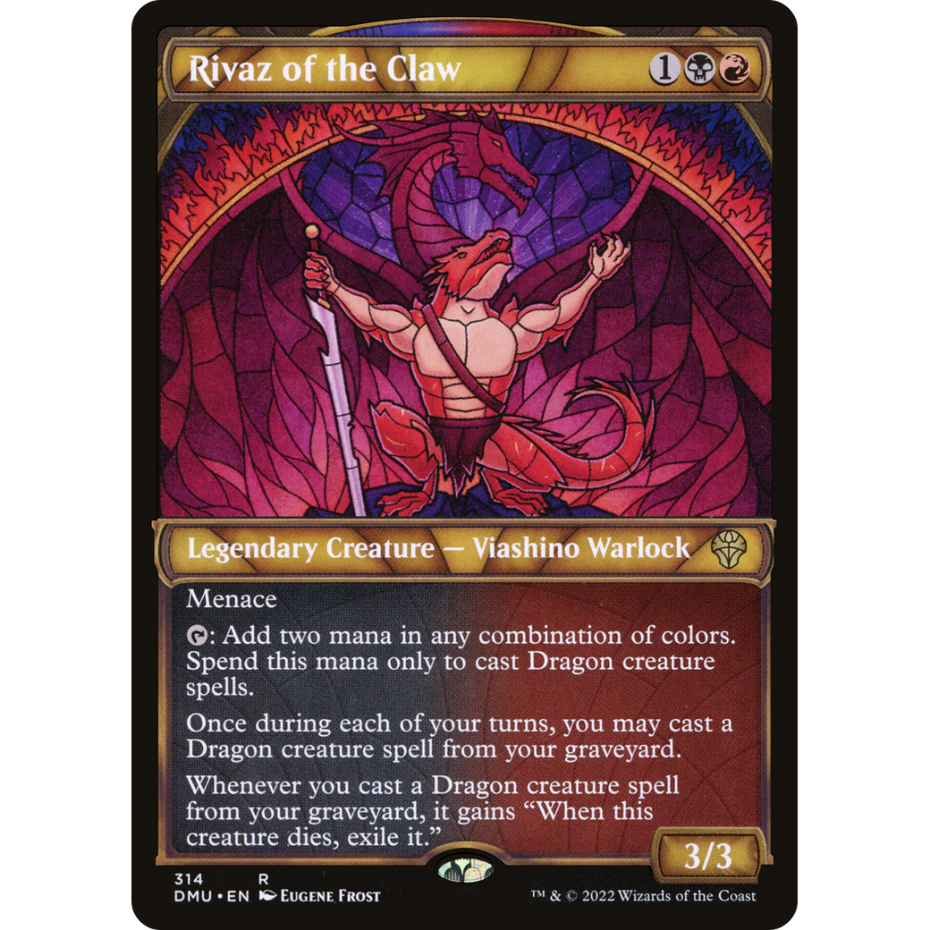 Rivaz of the Claw (Showcase) (DMU-314) - Dominaria United: (Showcase) Foil