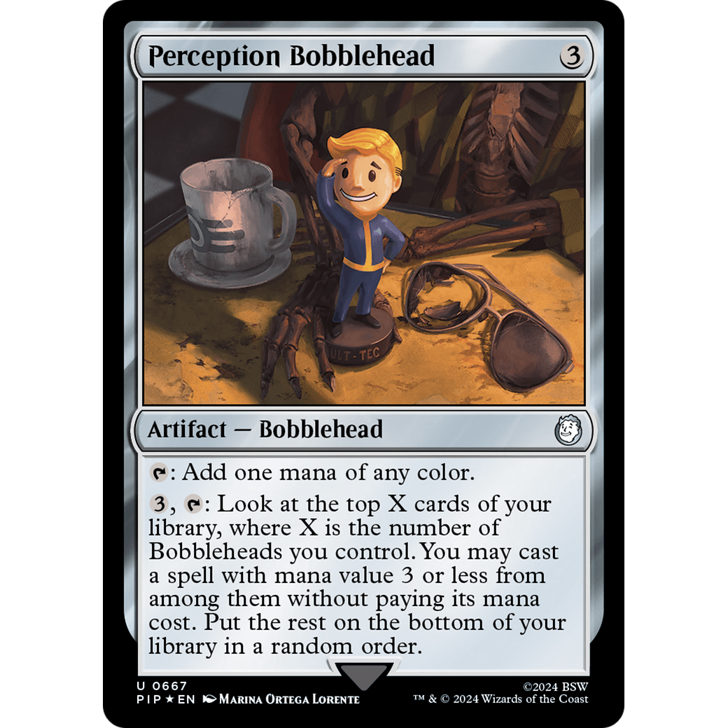 Perception Bobblehead (PIP-667) - Fallout Foil