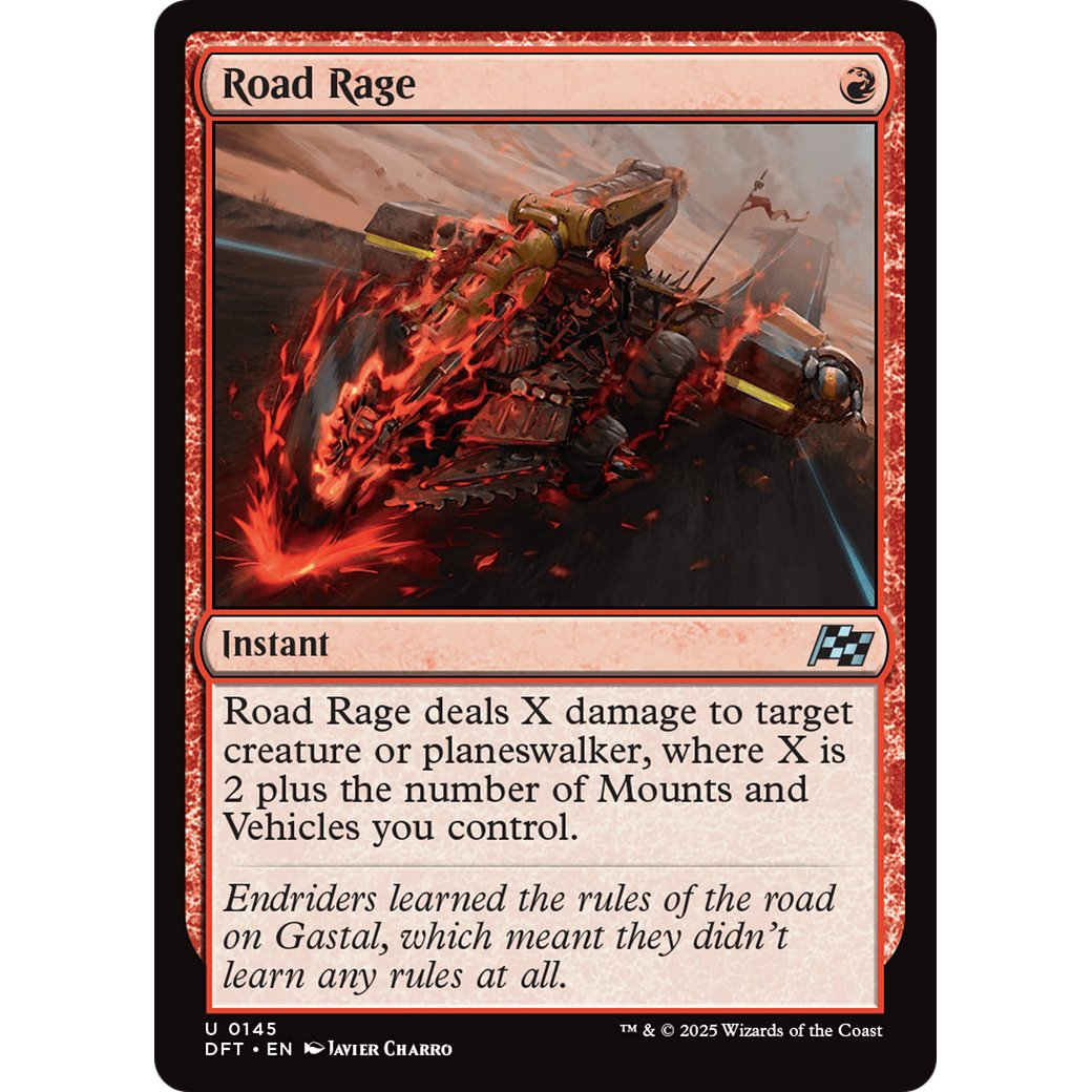 Road Rage (DFT-145) - Aetherdrift Foil