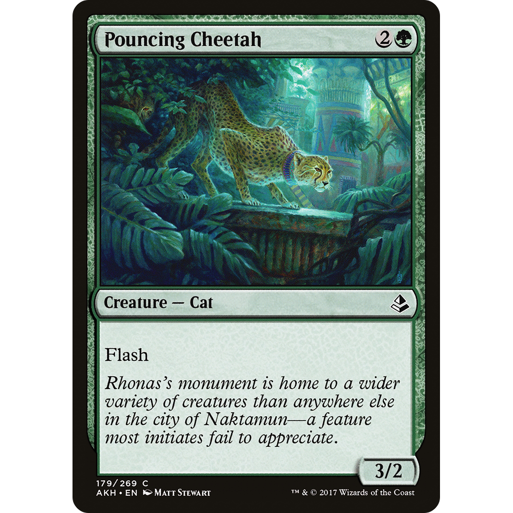 Pouncing Cheetah (AKH-179) - Amonkhet