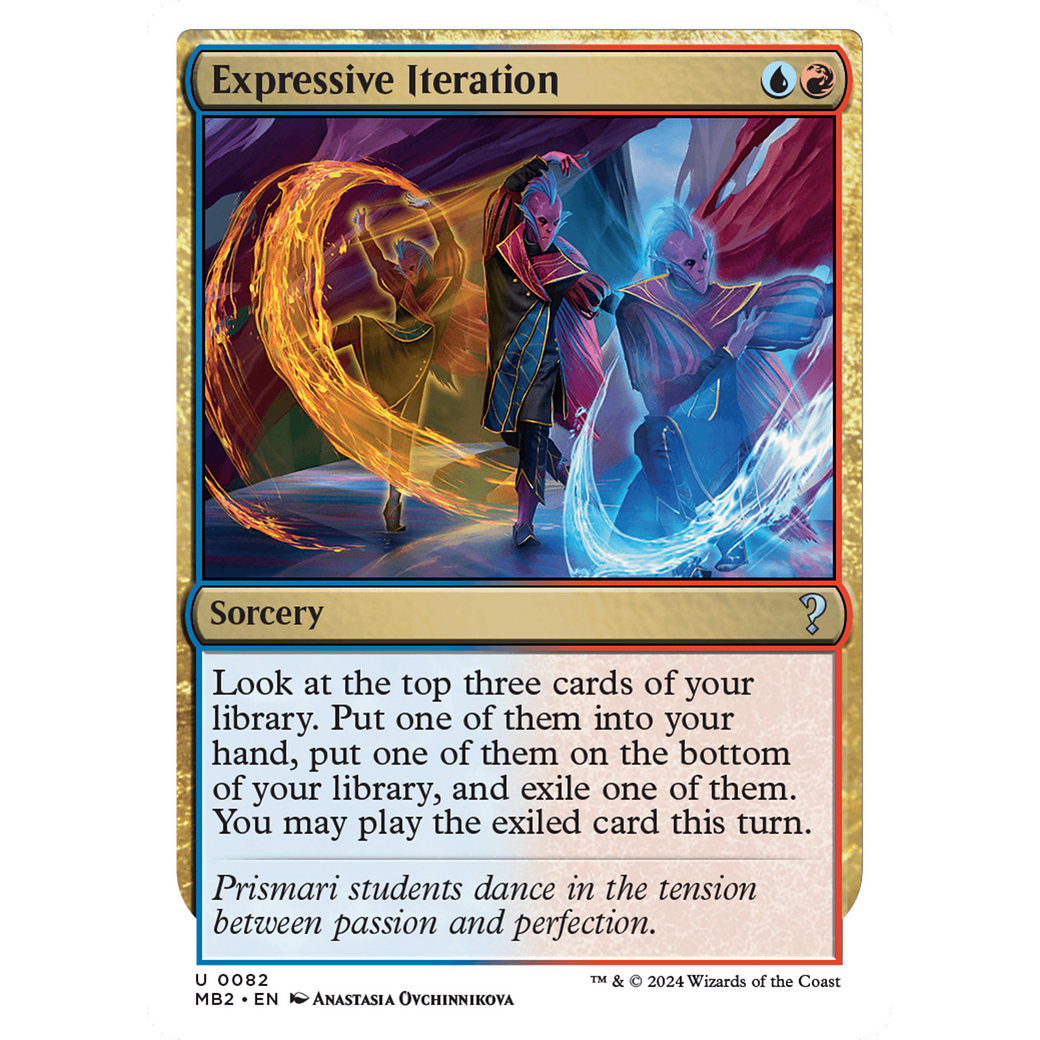 Expressive Iteration (White Border) (MB2-082) - Mystery Booster 2