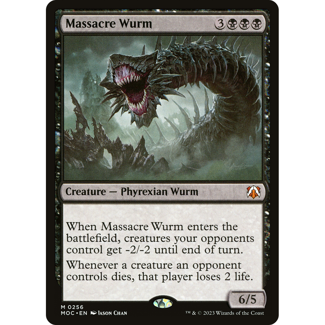 Massacre Wurm (MOC-256) - March of the Machine Commander