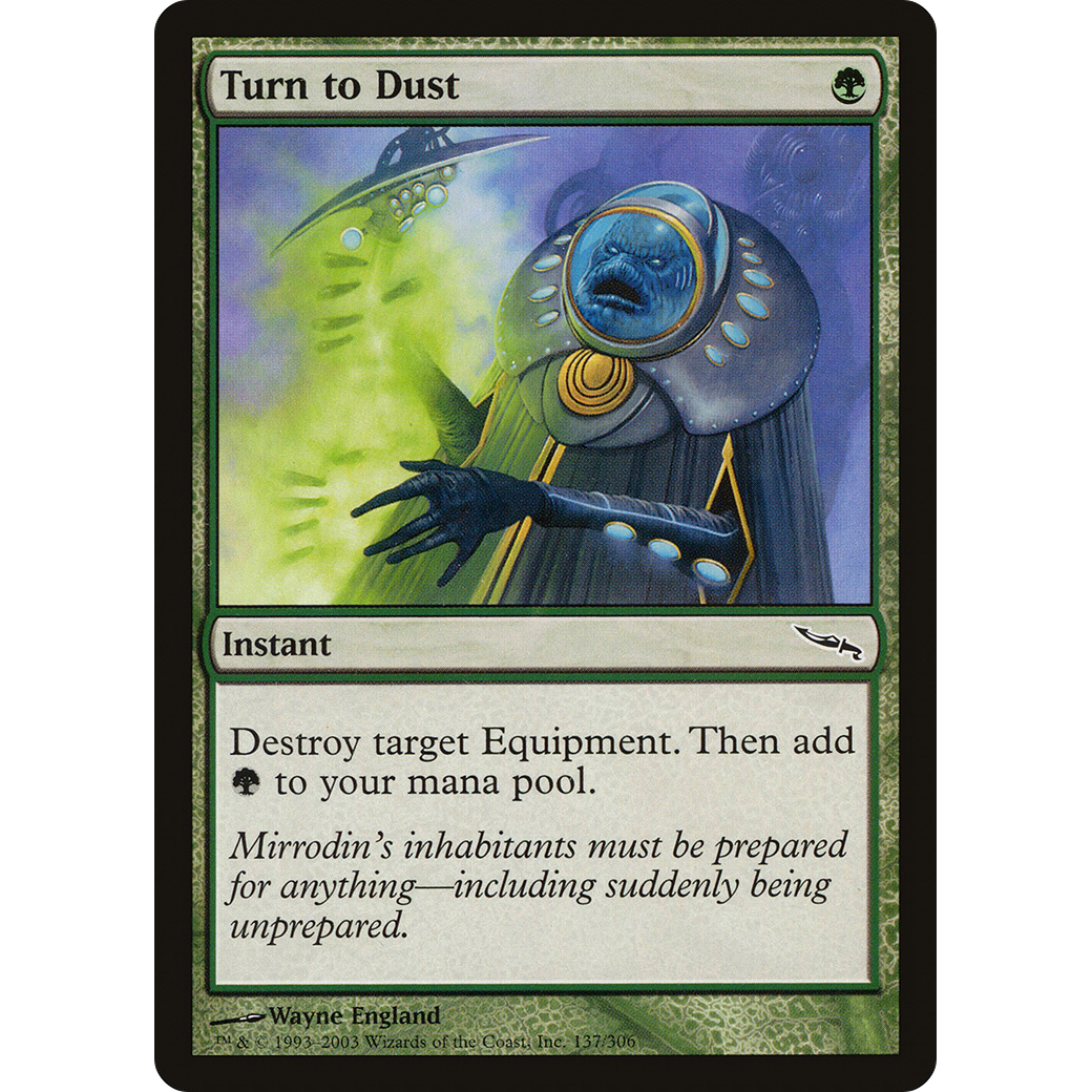 Turn to Dust (MRD-137) - Mirrodin Foil