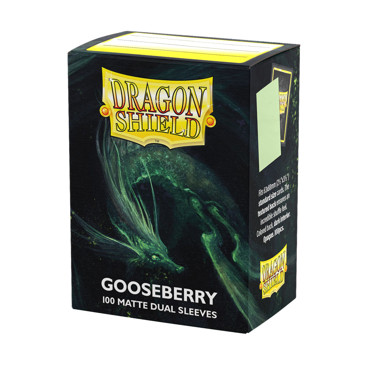 Dragon Shield: Gooseberry Matte 100ct Dual Sleeves