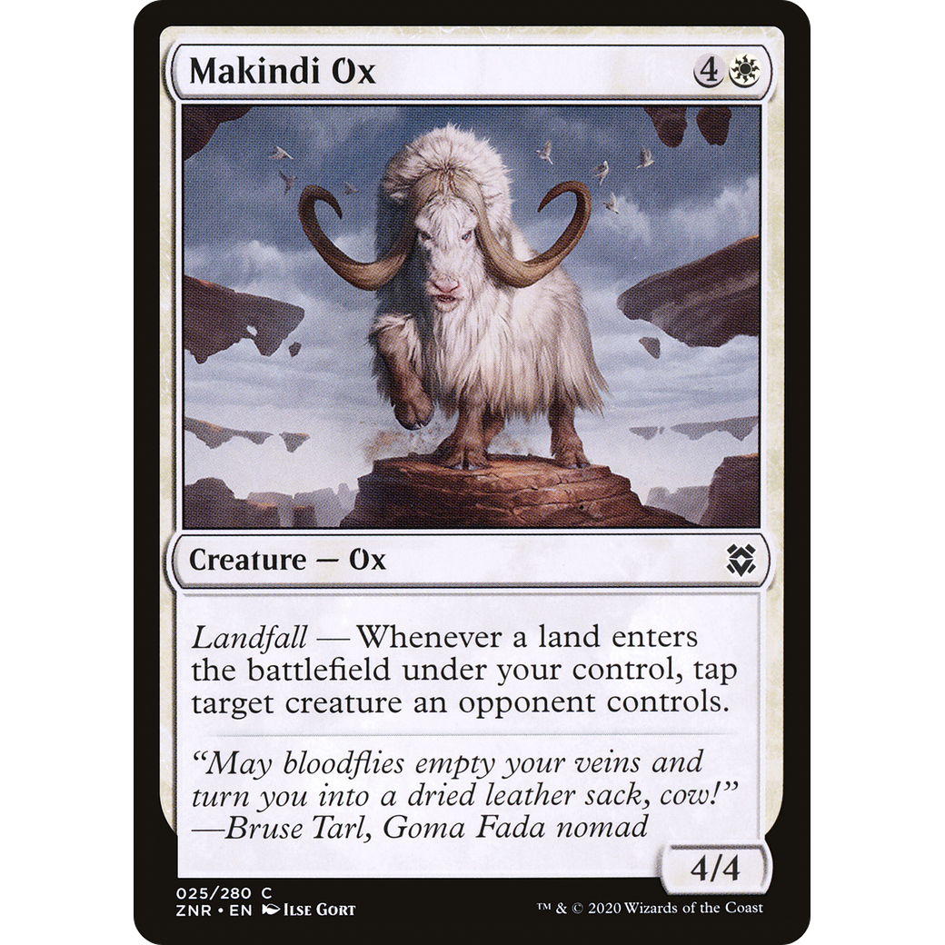 Makindi Ox (ZNR-025) - Zendikar Rising
