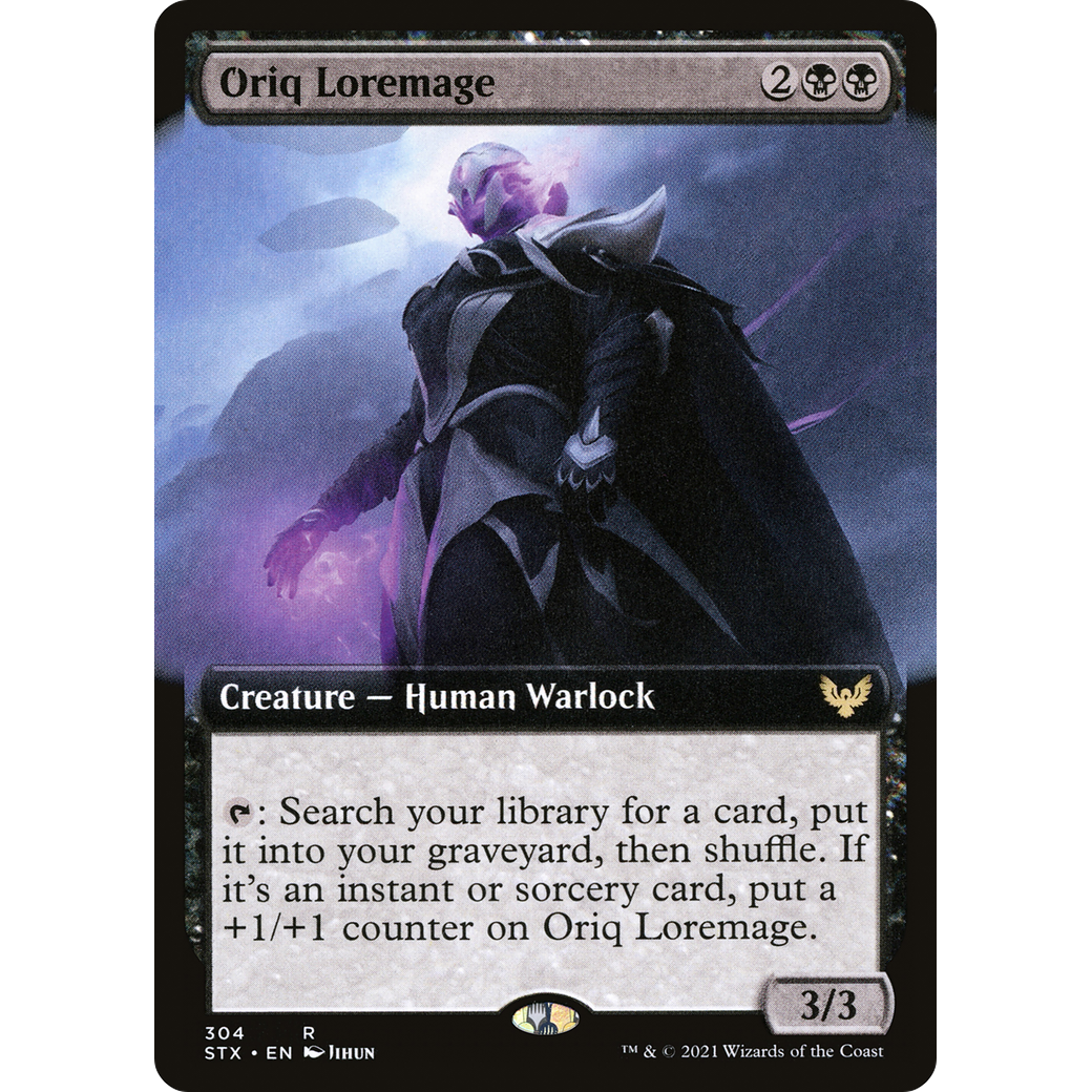 Oriq Loremage (Extended Art) (STX-304) - Strixhaven: School of Mages: (Extended Art) Foil