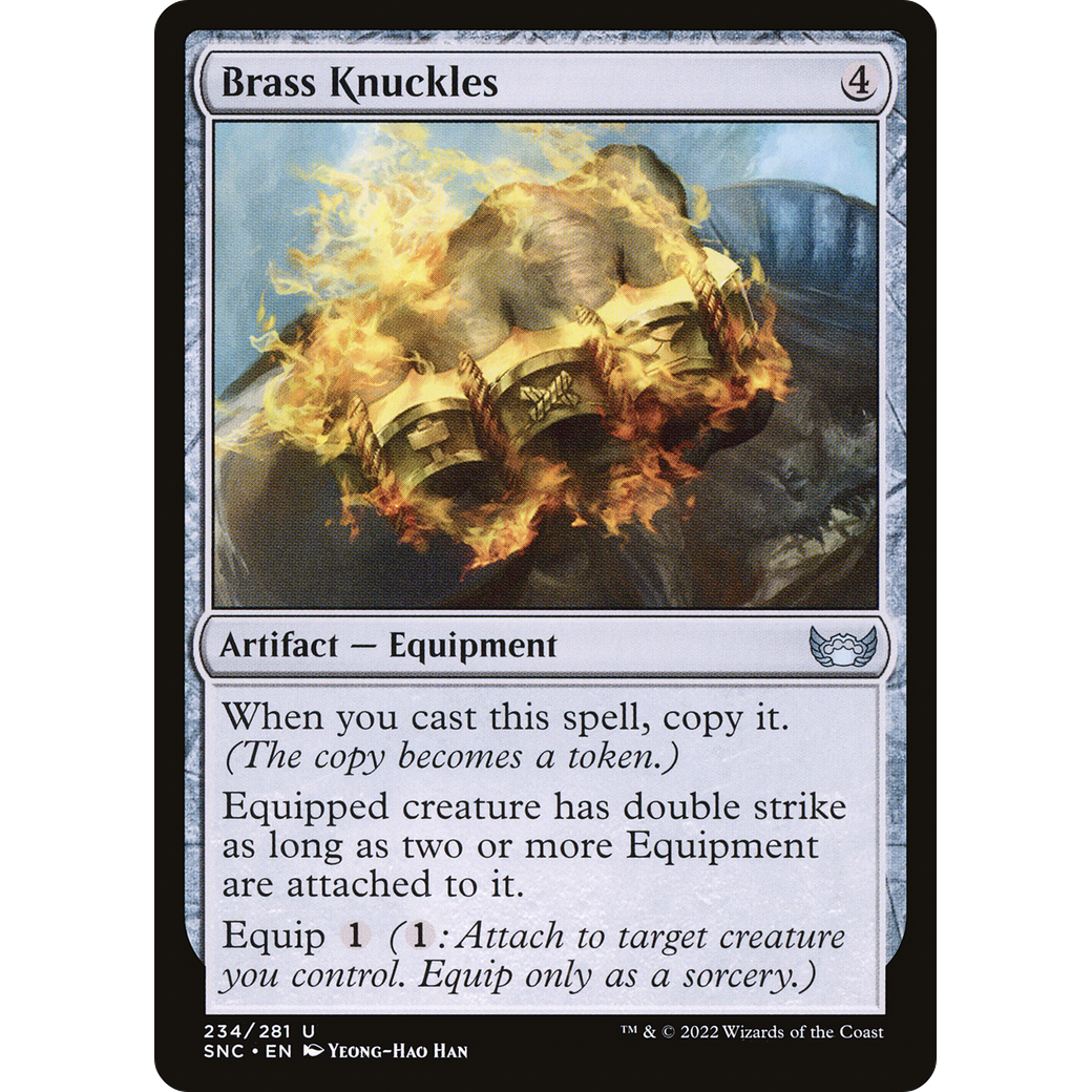Brass Knuckles (SNC-234) - Streets of New Capenna Foil