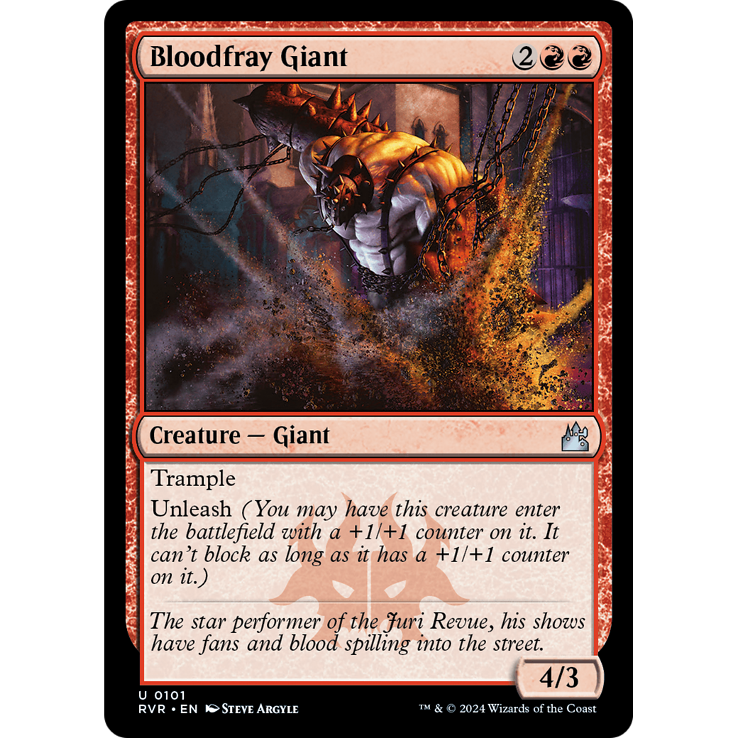 Bloodfray Giant (RVR-101) - Ravnica Remastered