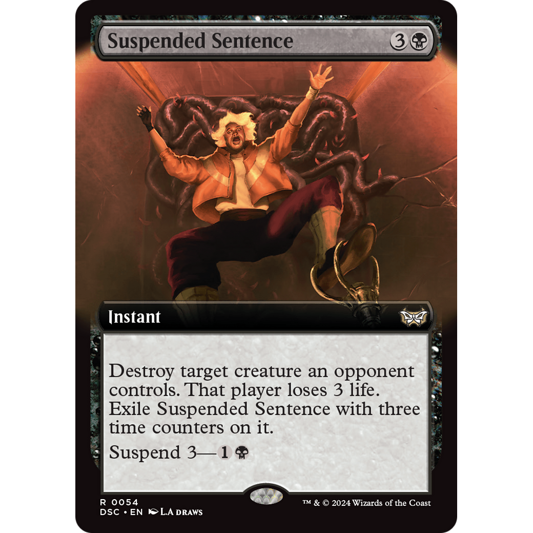 Suspended Sentence (DSC-054) - Duskmourn: House of Horror Commander: (Extended Art)