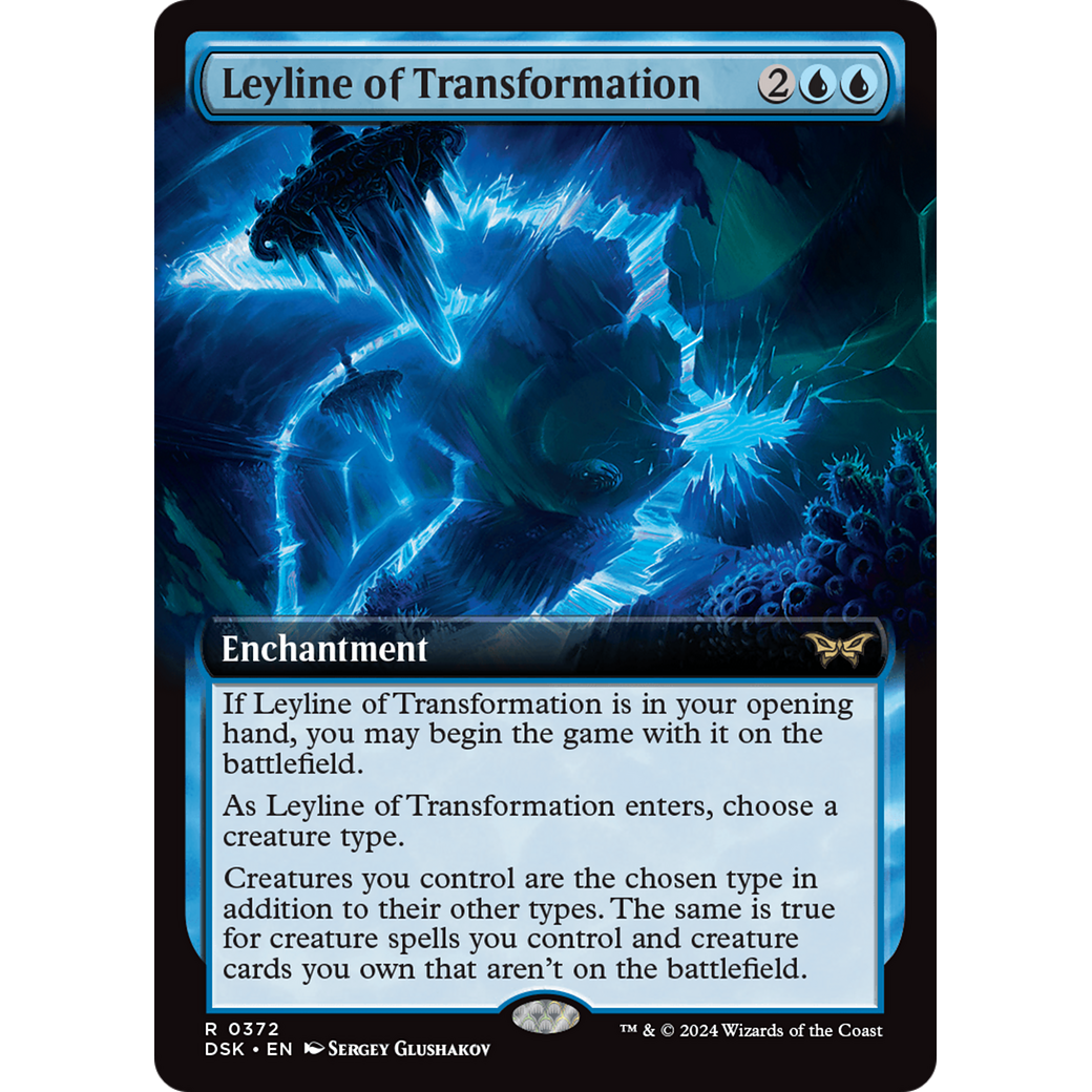 Leyline of Transformation (DSK-372) - Duskmourn: House of Horror: (Extended Art)