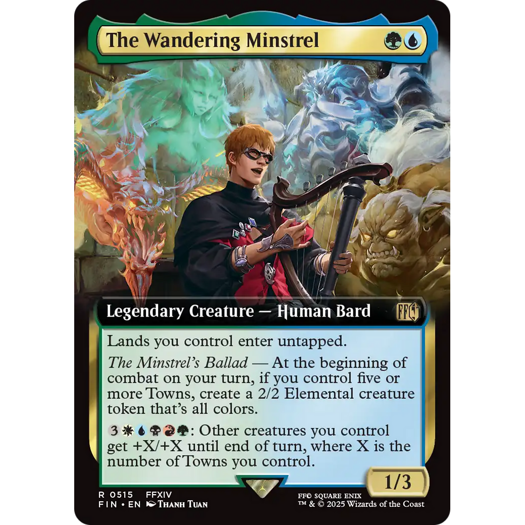 The Wandering Minstrel (FIN-515) - FINAL FANTASY: (Extended Art) Foil