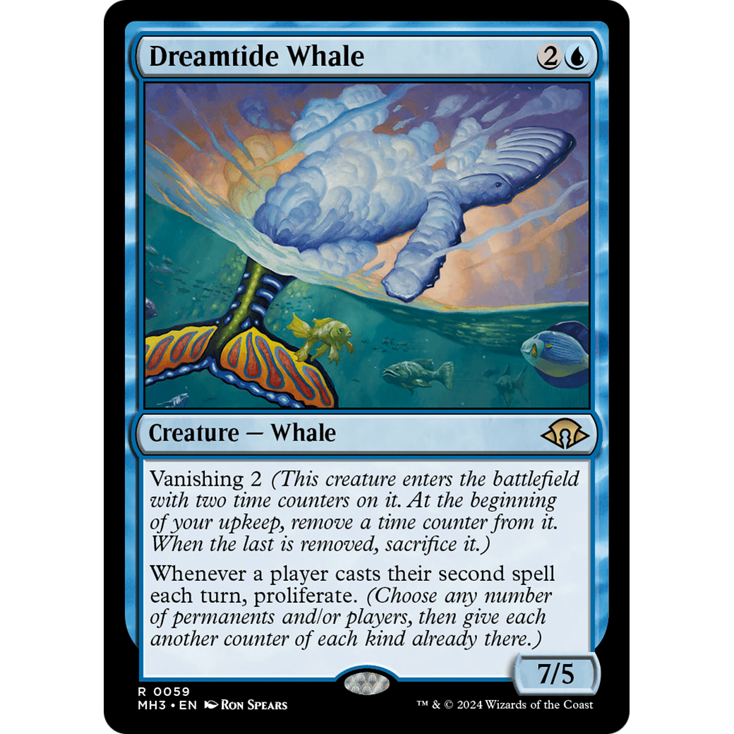 Dreamtide Whale (MH3-059) - Modern Horizons 3 Foil