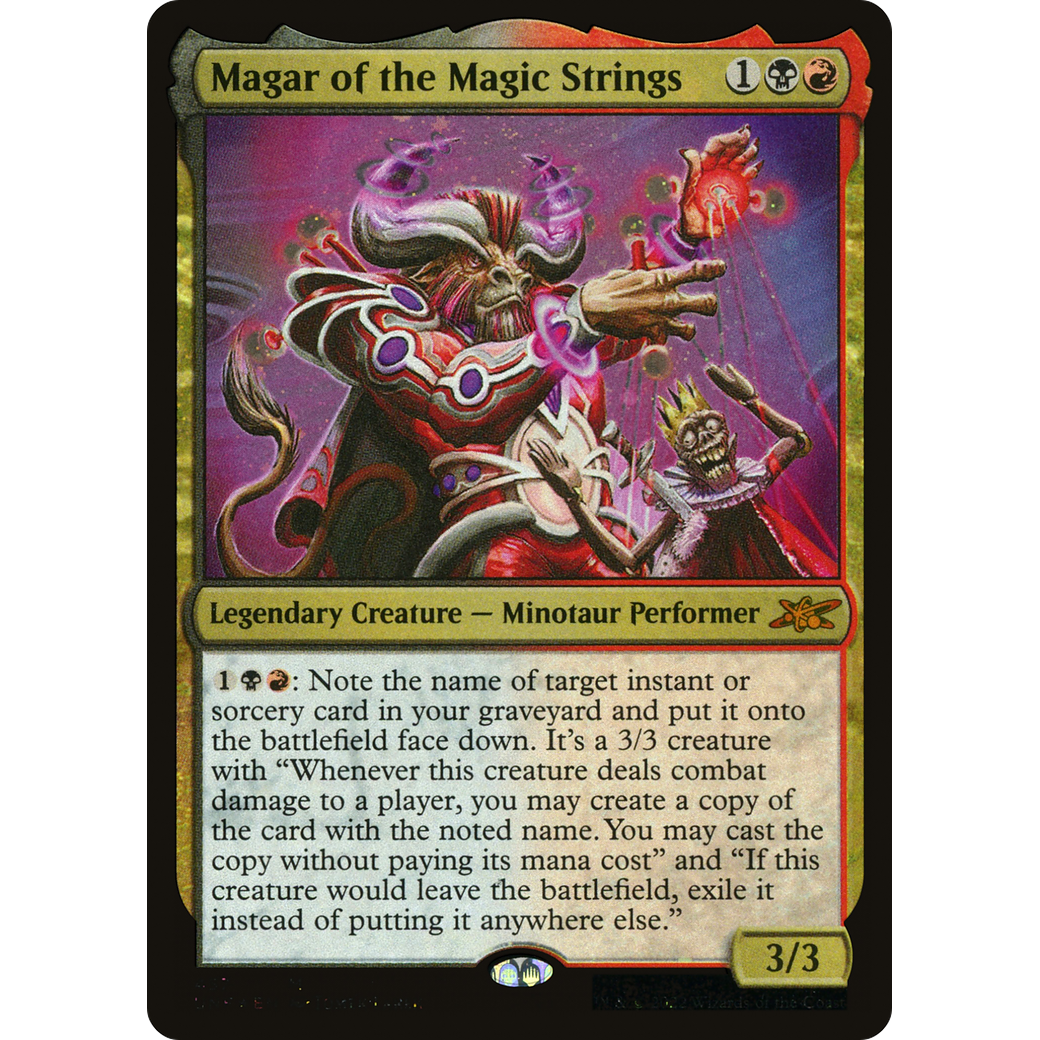 Magar of the Magic Strings (Galaxy Foil) (UNF-457) - Unfinity Foil