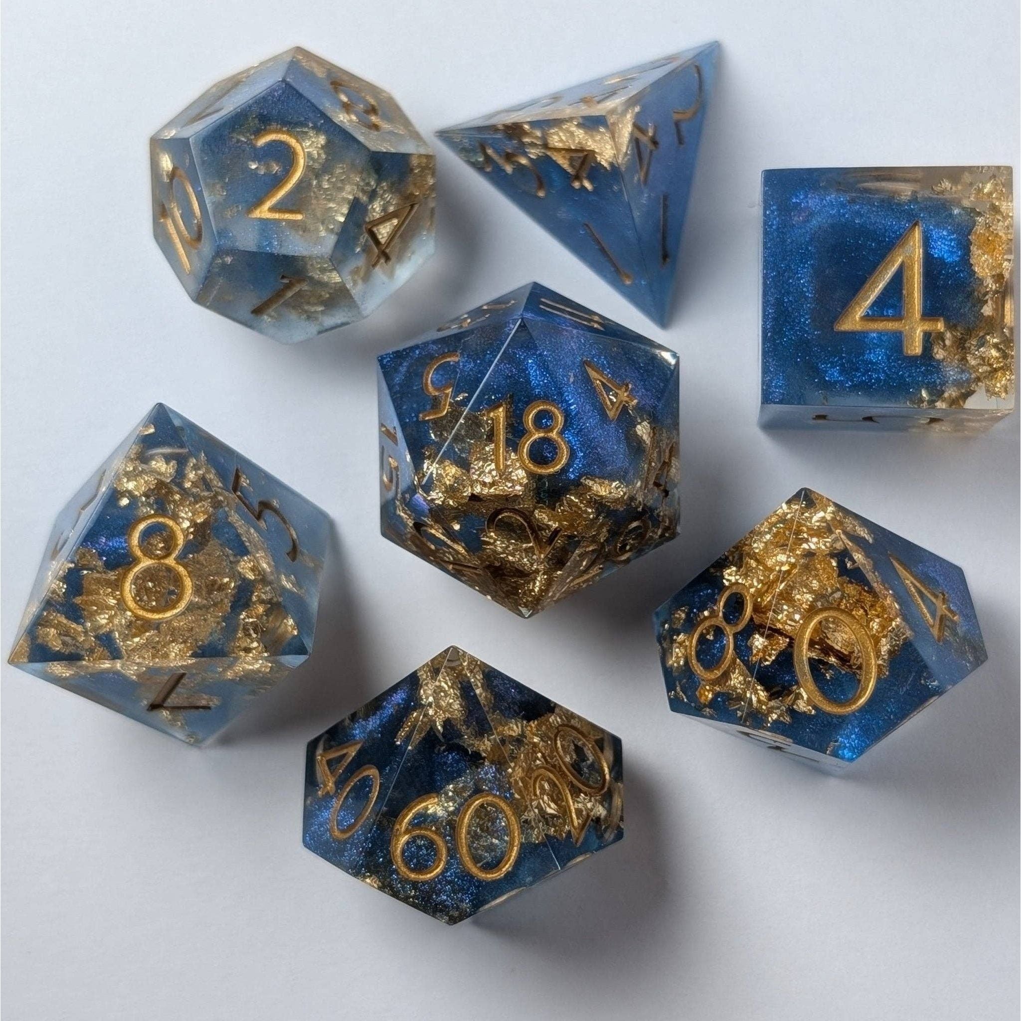 Deepsea Oracle - 7 Piece Luxury D&D Dice Set