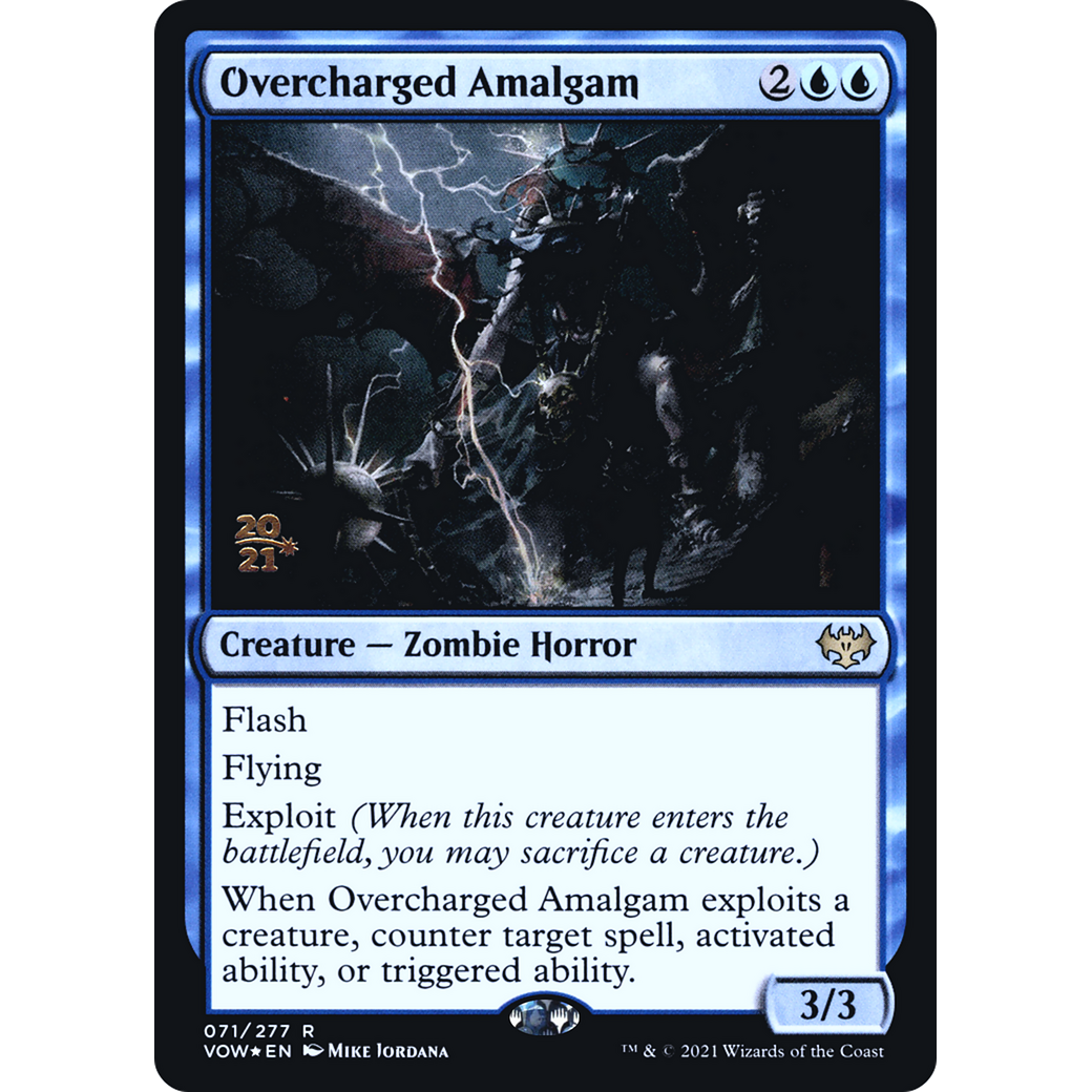Overcharged Amalgam (PRE-071) - Innistrad: Crimson Vow Promos Foil