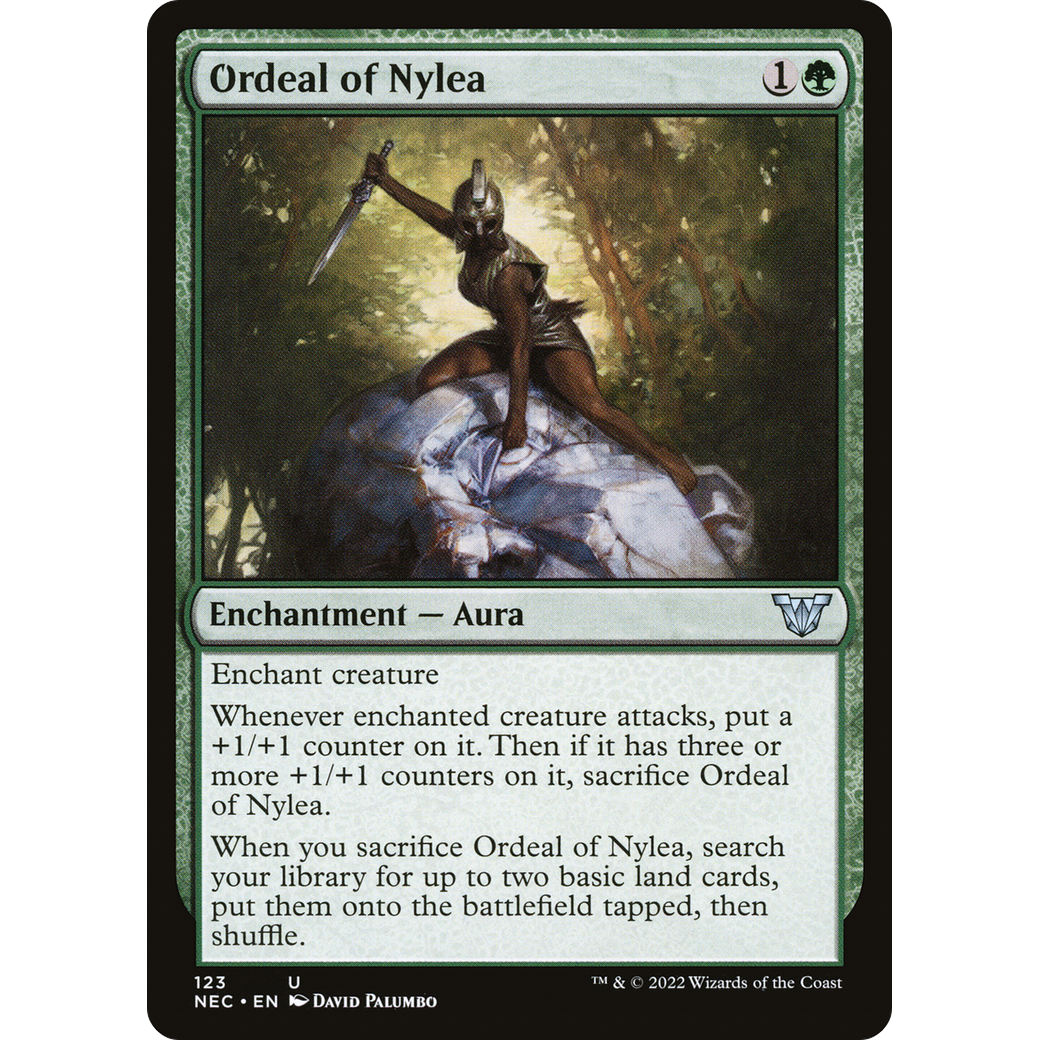 Ordeal of Nylea (NEC-123) - Neon Dynasty Commander
