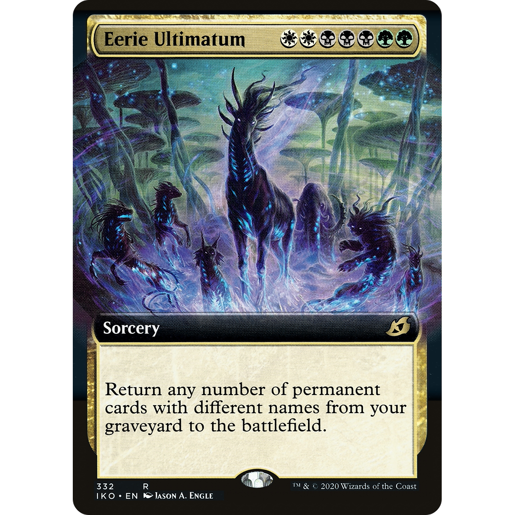 Eerie Ultimatum (Extended Art) (IKO-332) - Ikoria: Lair of Behemoths: (Extended Art)