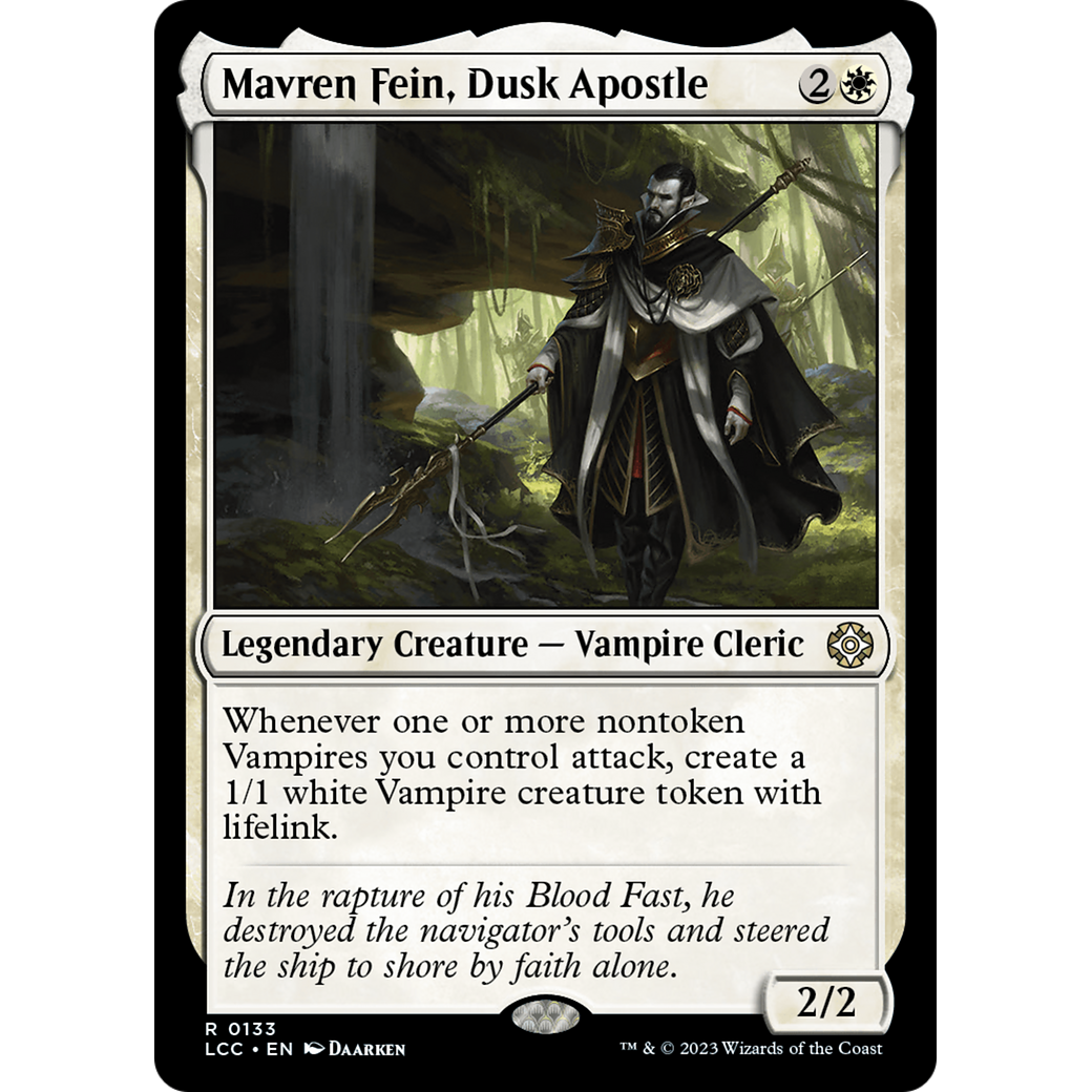 Mavren Fein, Dusk Apostle (LCC-133) - The Lost Caverns of Ixalan Commander