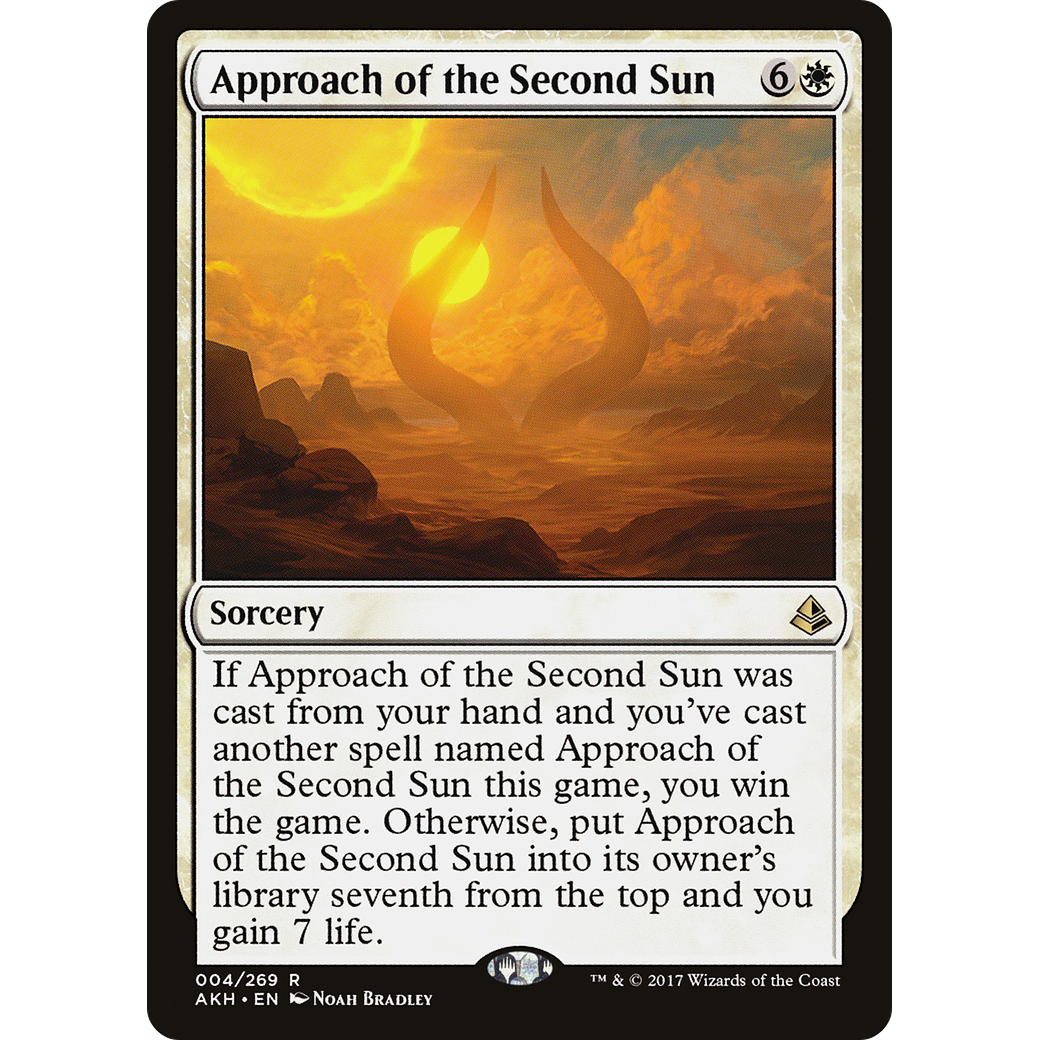 Approach of the Second Sun (AKH-004) - Amonkhet Foil
