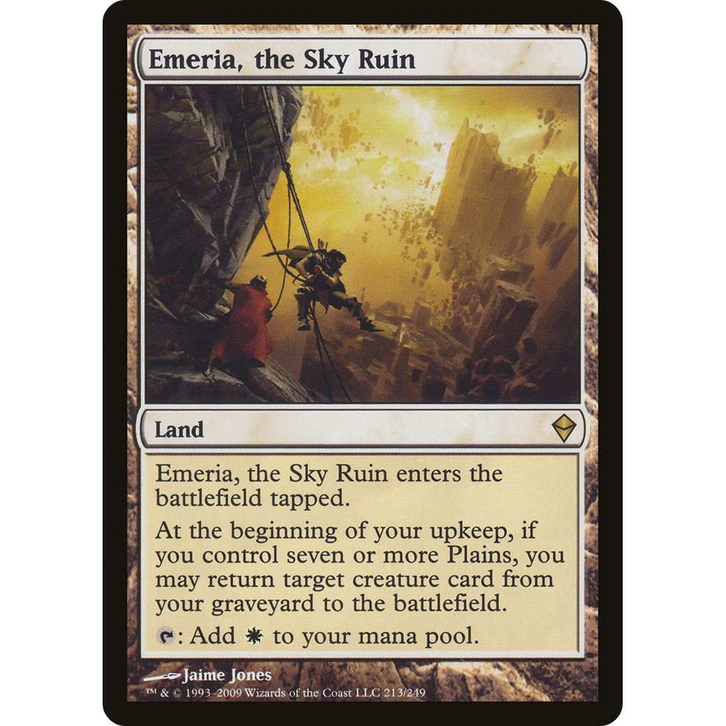 Emeria, the Sky Ruin (ZEN-213) - Zendikar Foil