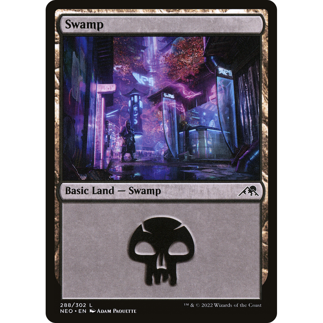 Swamp (NEO-288) - Kamigawa: Neon Dynasty