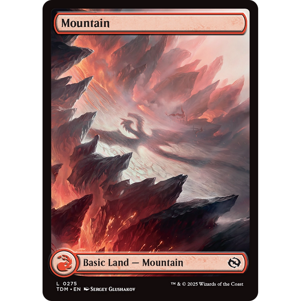 Mountain (TDM-275) - Tarkir: Dragonstorm Foil
