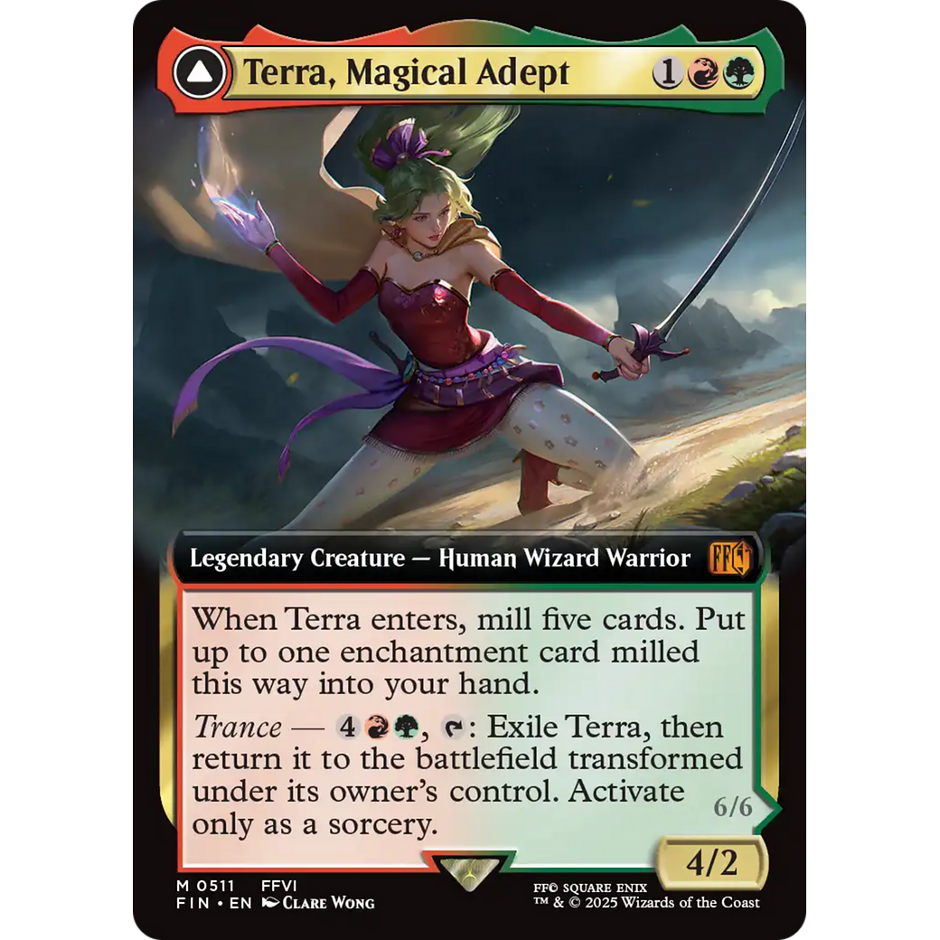 Terra, Magical Adept // Esper Terra (FIN-511) - FINAL FANTASY: (enchantment, Extended Art)