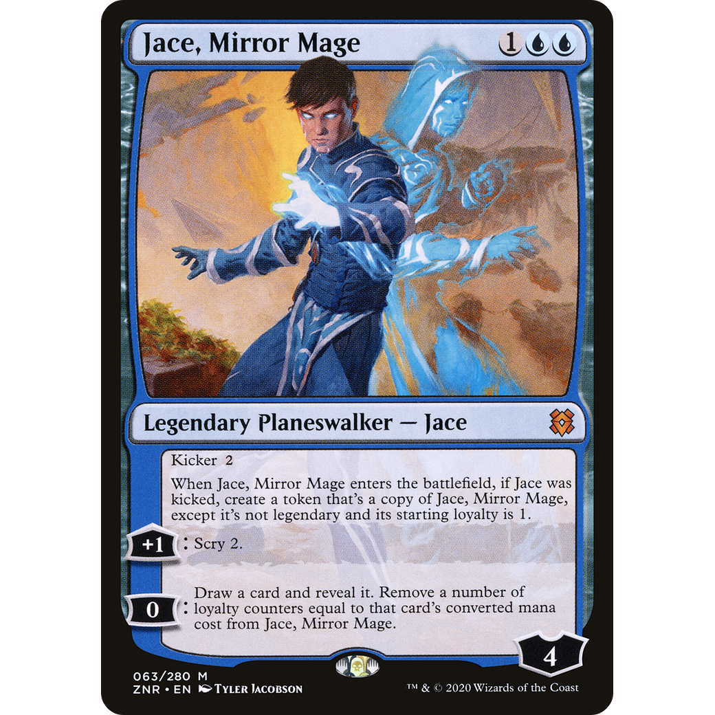 Jace, Mirror Mage (ZNR-063) - Zendikar Rising Foil