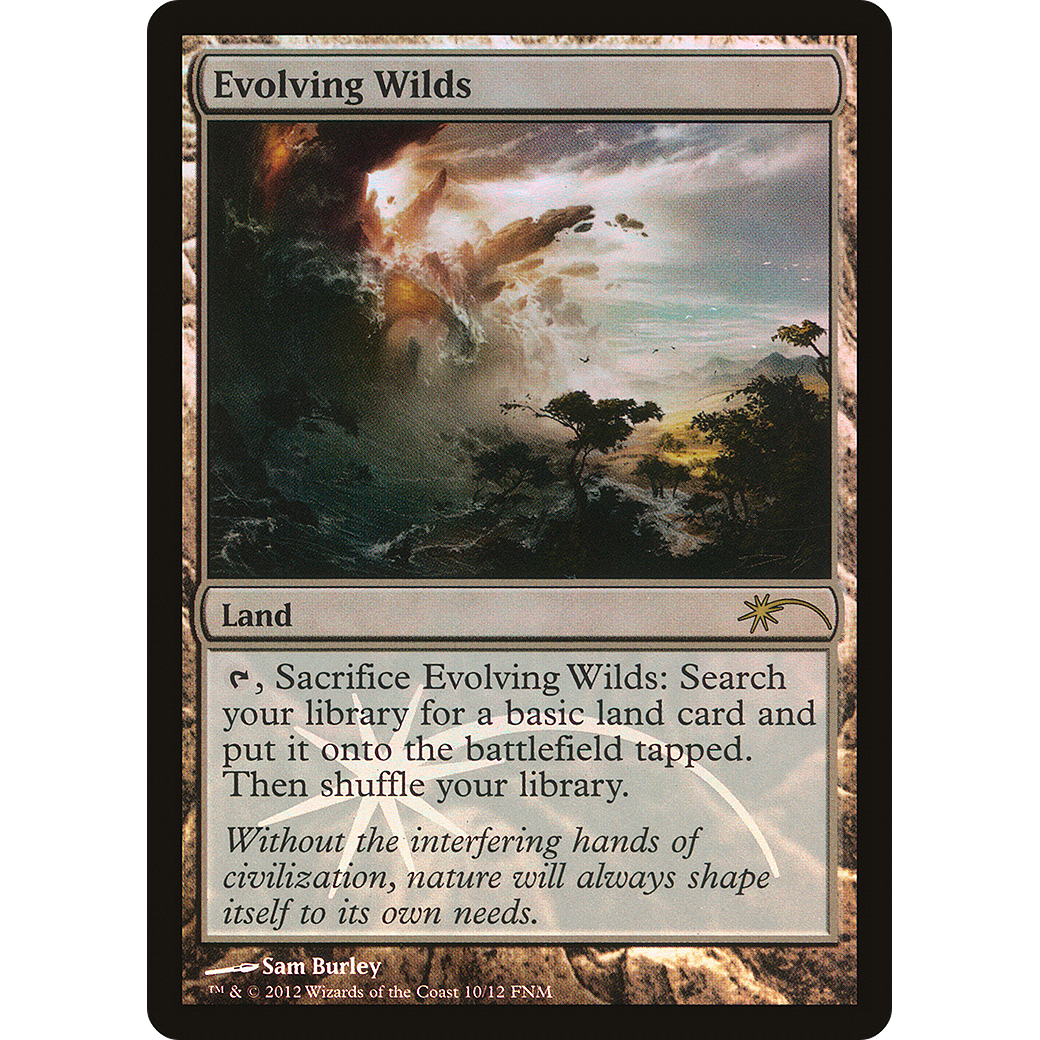 Evolving Wilds (FNM-010) - Friday Night Magic 2012 Foil