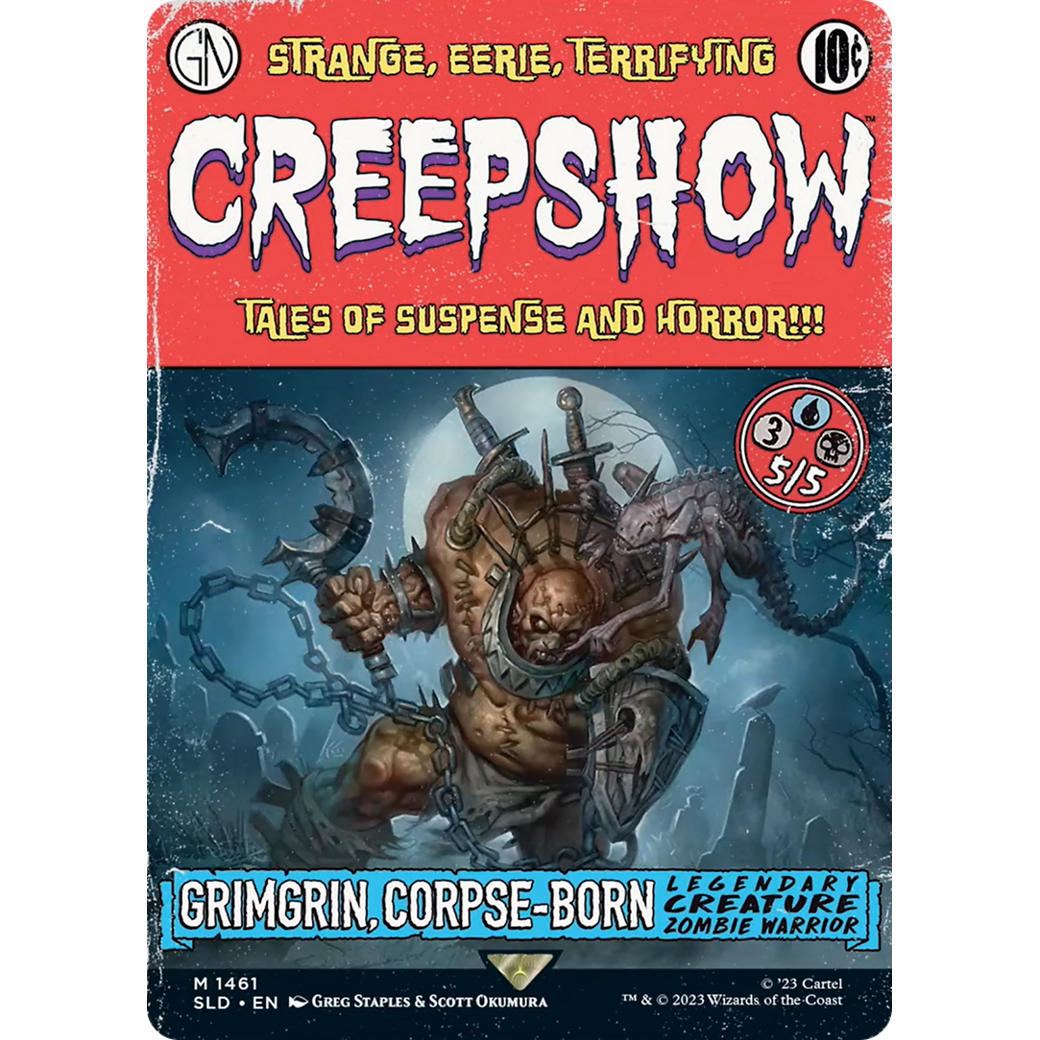 Grimgrin, Corpse-Born (SLD-1461) - Secret Lair Drop: (Full Art) (Borderless)