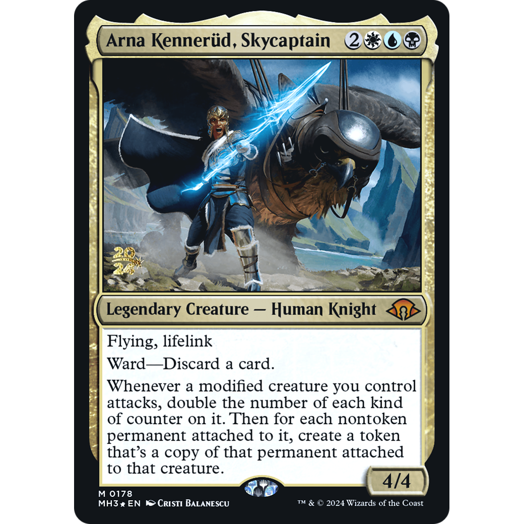 Arna Kennerüd, Skycaptain (PRE-178S) - Modern Horizons 3 Promos Foil