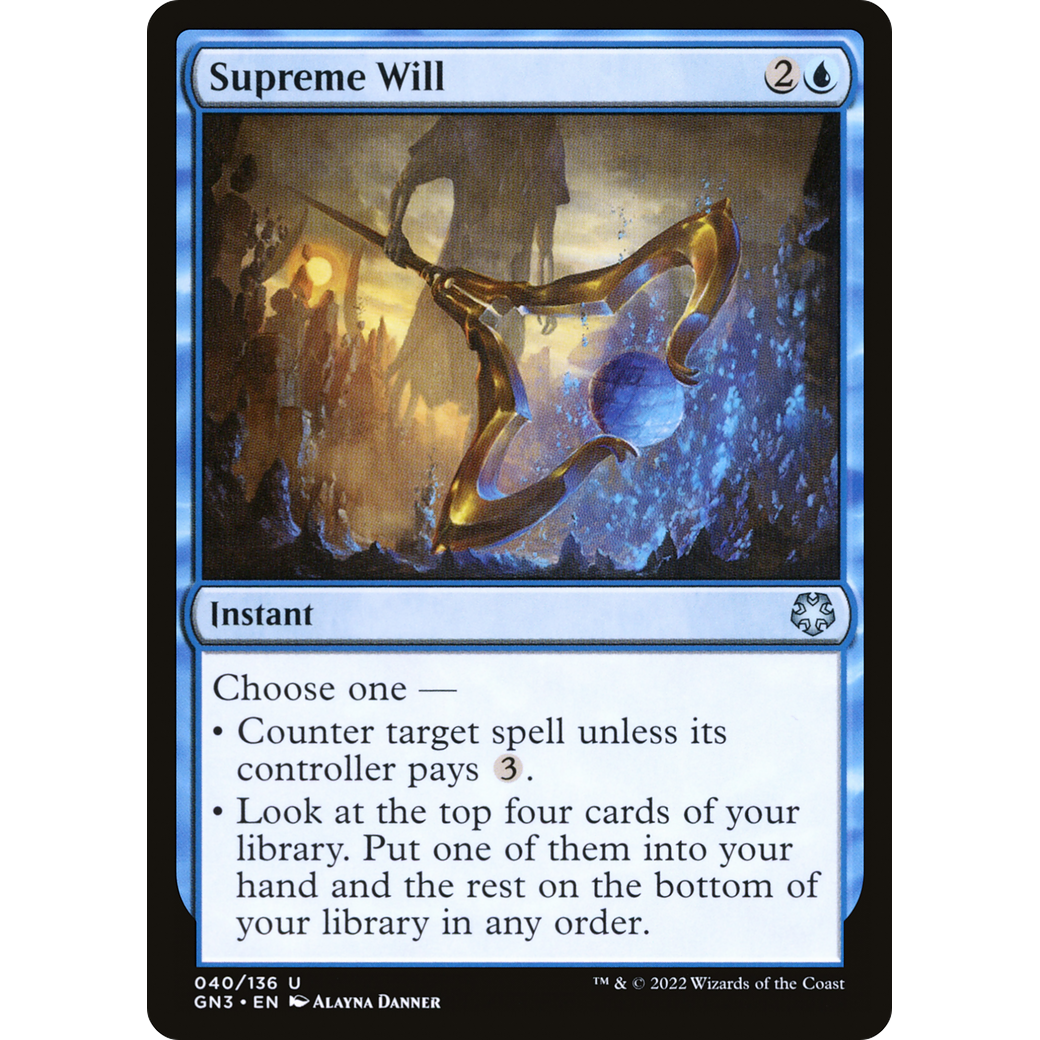 Supreme Will (GN3-040) - Game Night: Free-for-All