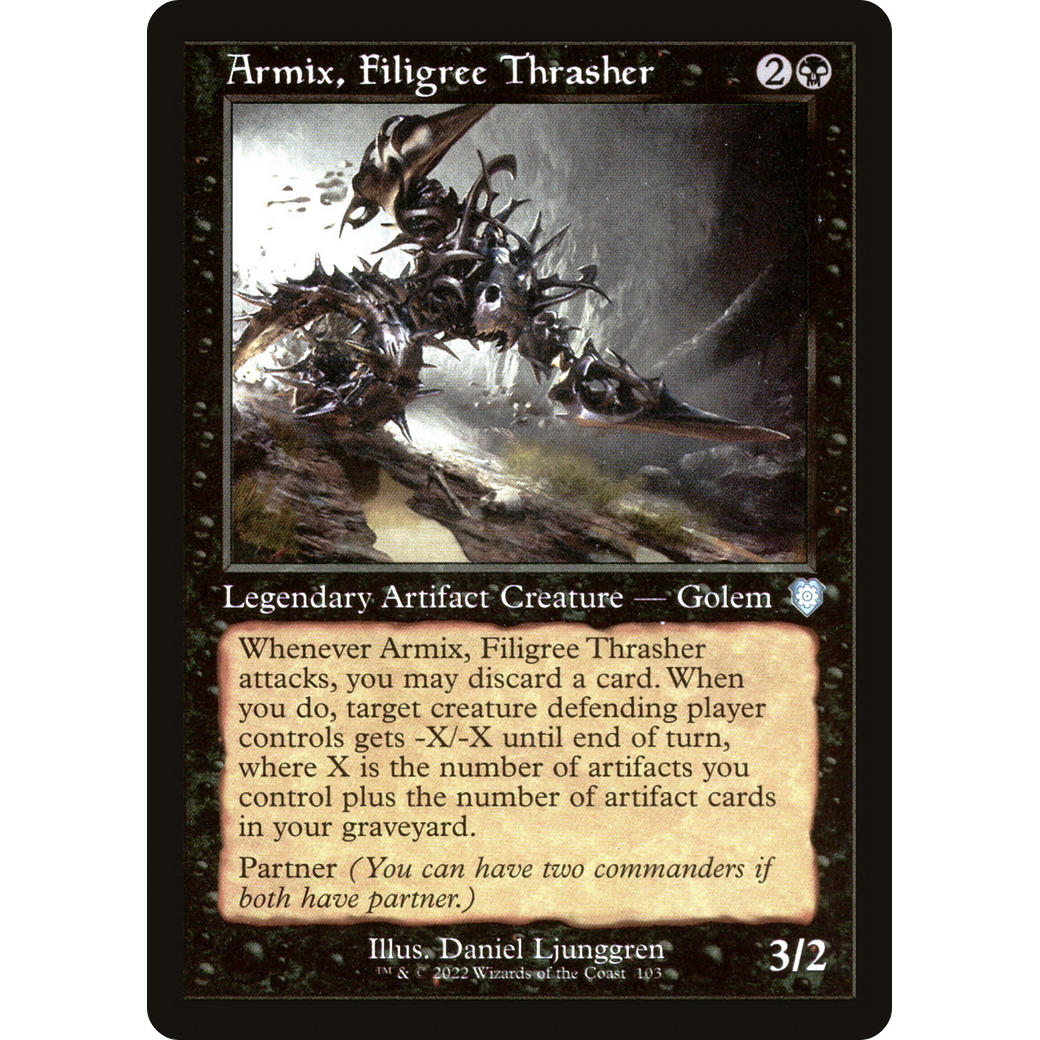 Armix, Filigree Thrasher (Retro Frame) (BRC-103) - The Brothers' War Commander