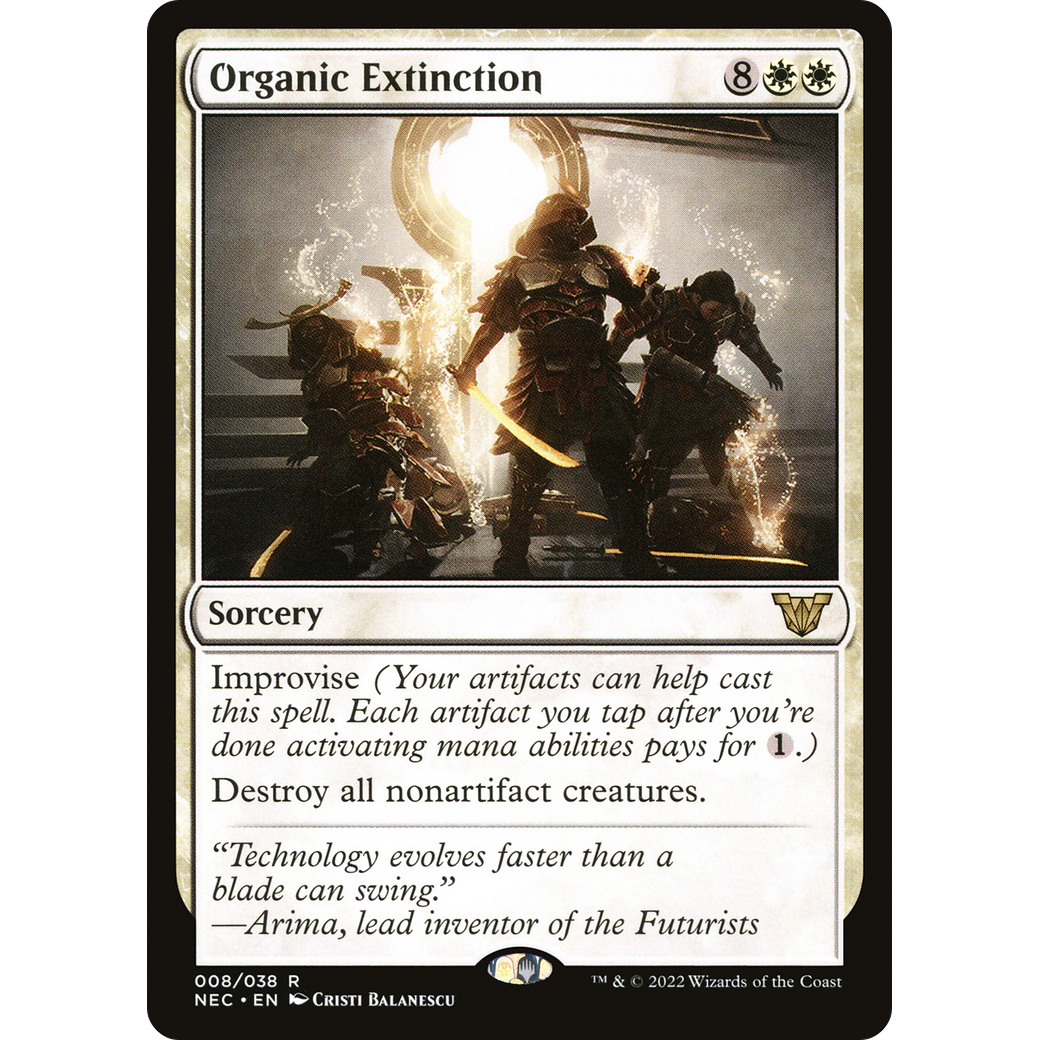 Organic Extinction (NEC-008) - Neon Dynasty Commander